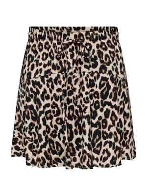 Foto van product ONLY Carmakoma Rok 'CARNALA' bruin / taupe / zwart