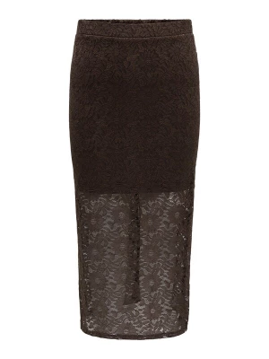 Foto van product ONLY Carmakoma Rok 'CARZION' chocoladebruin