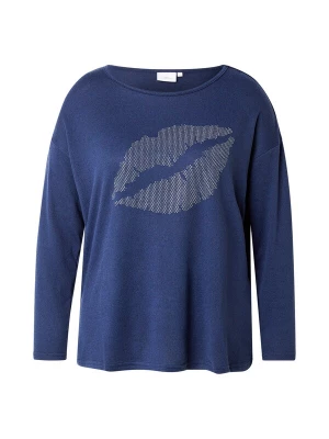 Foto van product ONLY Carmakoma Shirt 'CARAlba' donkerblauw / zilver