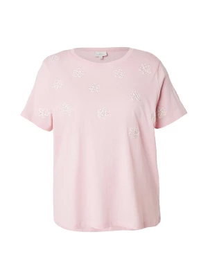 Foto van product ONLY Carmakoma Shirt 'CARDANIELLE' rosa / wit