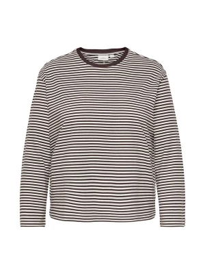Foto van product ONLY Carmakoma Shirt 'CARFreja' donkerbruin / wit