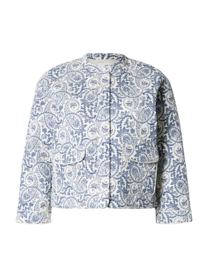Foto van product ONLY Carmakoma Tussenjas 'CARHALLIE' blauw / wit