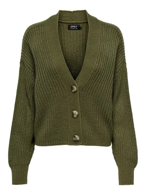 Foto van product ONLY Gebreid vest 'ONLCarol' olijfgroen