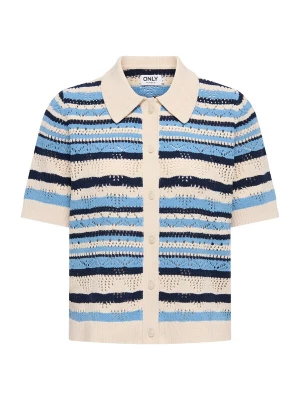 Foto van product ONLY Gebreid vest 'ONLLULA' beige / blauw / navy