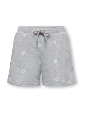 Foto van product ONLY GIRLS Broek 'KOGLuna' goudgeel / grijs gemêleerd / wit