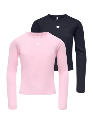 Foto van product ONLY GIRLS Shirt 'KOGELVA JUNE' rosa / zwart