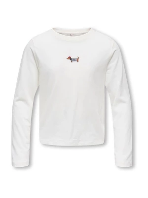Foto van product ONLY GIRLS Shirt 'KOGREX' marine / cognac / bloedrood / wit