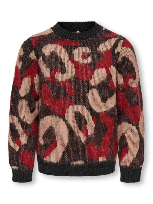 Foto van product ONLY GIRLS Trui beige / rood / zwart
