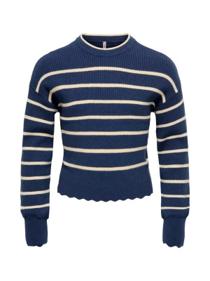 Foto van product ONLY GIRLS Trui 'KOGIbi' crème / donkerblauw