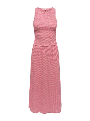 Foto van product ONLY Jurk 'ONLCelle' donkerrood / wit