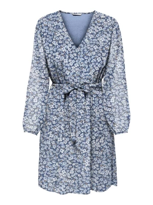 Foto van product ONLY Jurk 'ONLCera' beige / blauw / saffier / offwhite