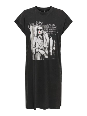 Foto van product ONLY Jurk 'ONLLUCY' knalrood / zwart / wit