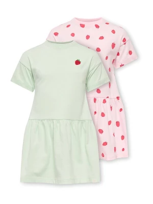 Foto van product Only Mini Jurk pastelgroen / rosa / rood