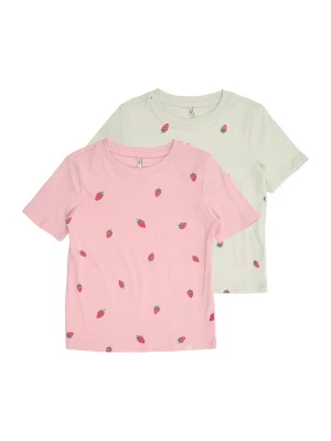 Foto van product Only Mini Shirt 'KMGBEATE' lichtgroen / rosa / framboos