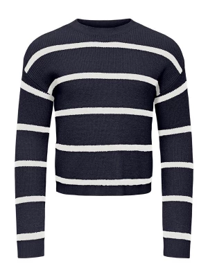Foto van product Only Mini Trui 'KMGFranca' donkerblauw / wit