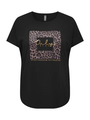 Foto van product Only Play Curvy Functioneel shirt 'ONPAUB-RIE ON' goud / taupe / zwart