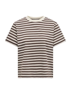 Foto van product ONLY Shirt chocoladebruin / offwhite