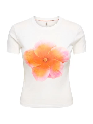 Foto van product ONLY Shirt donkeroranje / lichtroze / offwhite