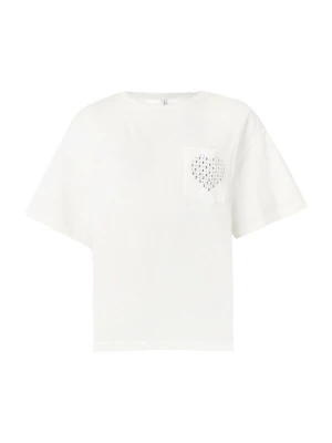 Foto van product ONLY Shirt 'ONLTERZA' zilver / wit