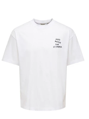 Foto van product ONLY Shirt 'ONLY - Heren t-shirt' wit