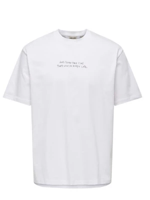 Foto van product ONLY Shirt 'ONLY - Heren t-shirt' wit