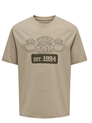 Foto van product ONLY Shirt 'ONLY - T-shirt' bruin