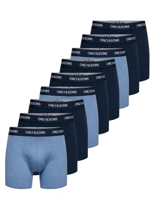 Foto van product Only & Sons Boxershorts 'ONSFITZ SOLID BOXER' blauw