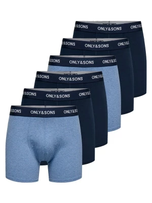 Foto van product Only & Sons Boxershorts 'ONSFITZ SOLID BOXER' blauw