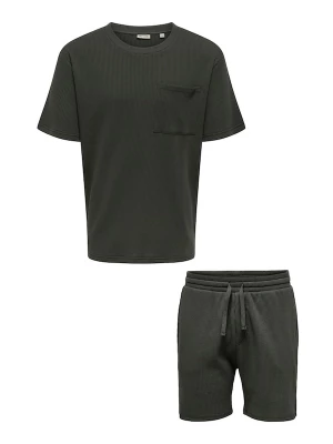 Foto van product Only & Sons Joggingpak 'ONSSTEWARD' donkergrijs
