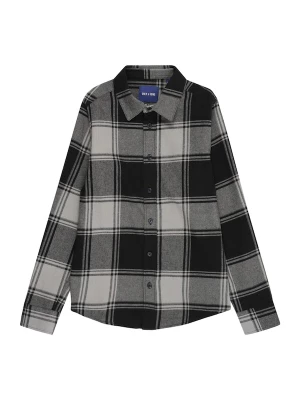 Foto van product Only & Sons Junior Overhemd 'OSJGUDMUND' lichtgrijs / grijs gemêleerd / zwart