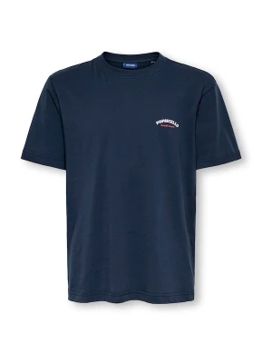 Foto van product Only & Sons Junior Shirt 'OSJPOPSICELLO' nachtblauw / bloedrood / wit