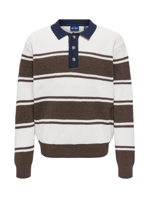 Foto van product Only & Sons Junior Trui 'OSJRODGER' bruin / wit