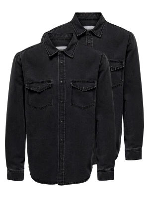 Foto van product Only & Sons Overhemd 'Bane' donkergrijs