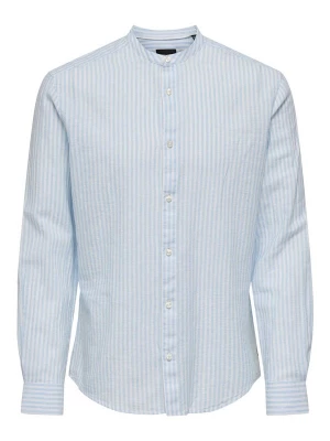 Foto van product Only & Sons Overhemd 'Caiden' lichtblauw / wit