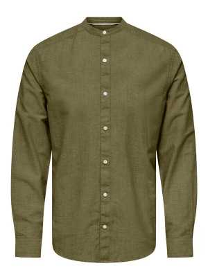 Foto van product Only & Sons Overhemd 'Cantley' donkergroen