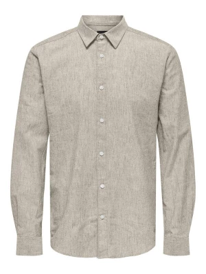 Foto van product Only & Sons Overhemd 'Casey' grijs gemêleerd