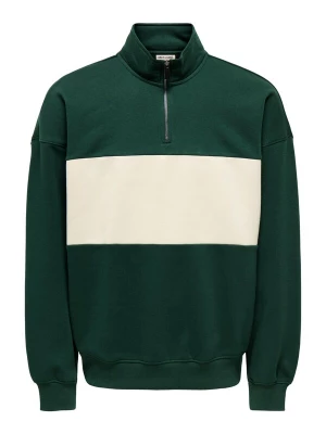 Foto van product Only & Sons Sweatshirt 'ONSCERES' donkergroen / wolwit