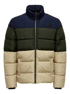 Foto van product Only & Sons Tussenjas 'Melvin' crème / navy / donkergroen