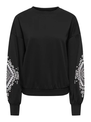 Foto van product ONLY Sweatshirt 'Brooke' zwart / wit