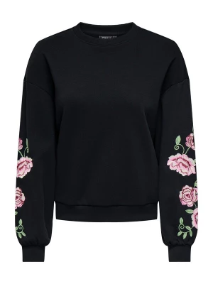 Foto van product ONLY Sweatshirt 'ONLBROOKLYN' lichtgroen / lichtroze / zwart / wit