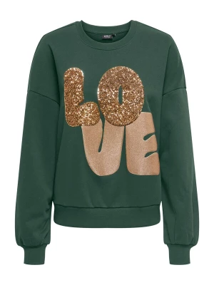 Foto van product ONLY Sweatshirt 'ONLLALLY' goud / donkergroen