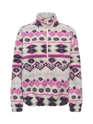 Foto van product ONLY Trui 'ONLJanne' taupe / fuchsia / zwart