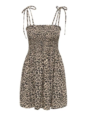 Foto van product ONLY Zomerjurk 'ONLEmmia' beige / lichtbruin / zwart