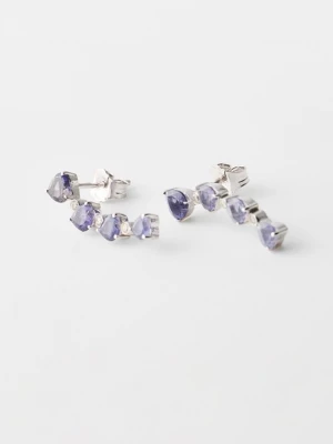 Foto van product Oorbellen Diamant Exquis paars
