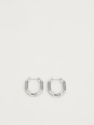 Foto van product Oorbellen Swarovski zilverkleurig