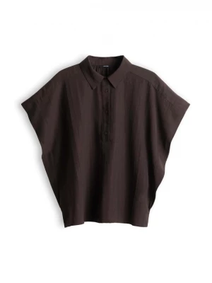 Foto van product OPUS Blouse 'Festelle' chocoladebruin