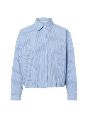 Foto van product OPUS Blouse 'Fresa' nachtblauw / lichtblauw / wit