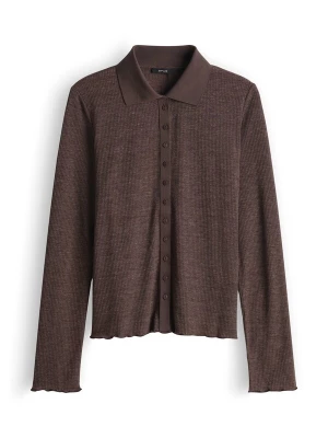 Foto van product OPUS Gebreid vest 'Sosea' chocoladebruin