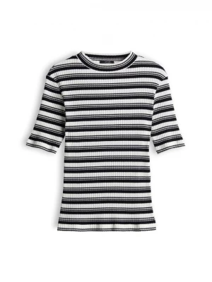 Foto van product OPUS Shirt 'Sokira' zwart / wit