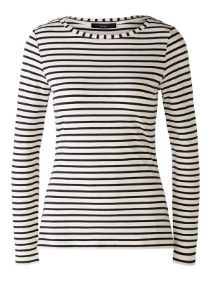 Foto van product OUI Shirt 'SUMIKO' zwart / offwhite